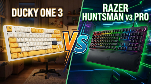 Ducky One 3 vs. Razer Huntsman V3 Pro: The Definitive Comparison & Review (2026)