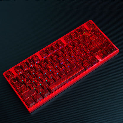 NPKC RO75 Custom Mechanical Keyboard - Supermy Red Version