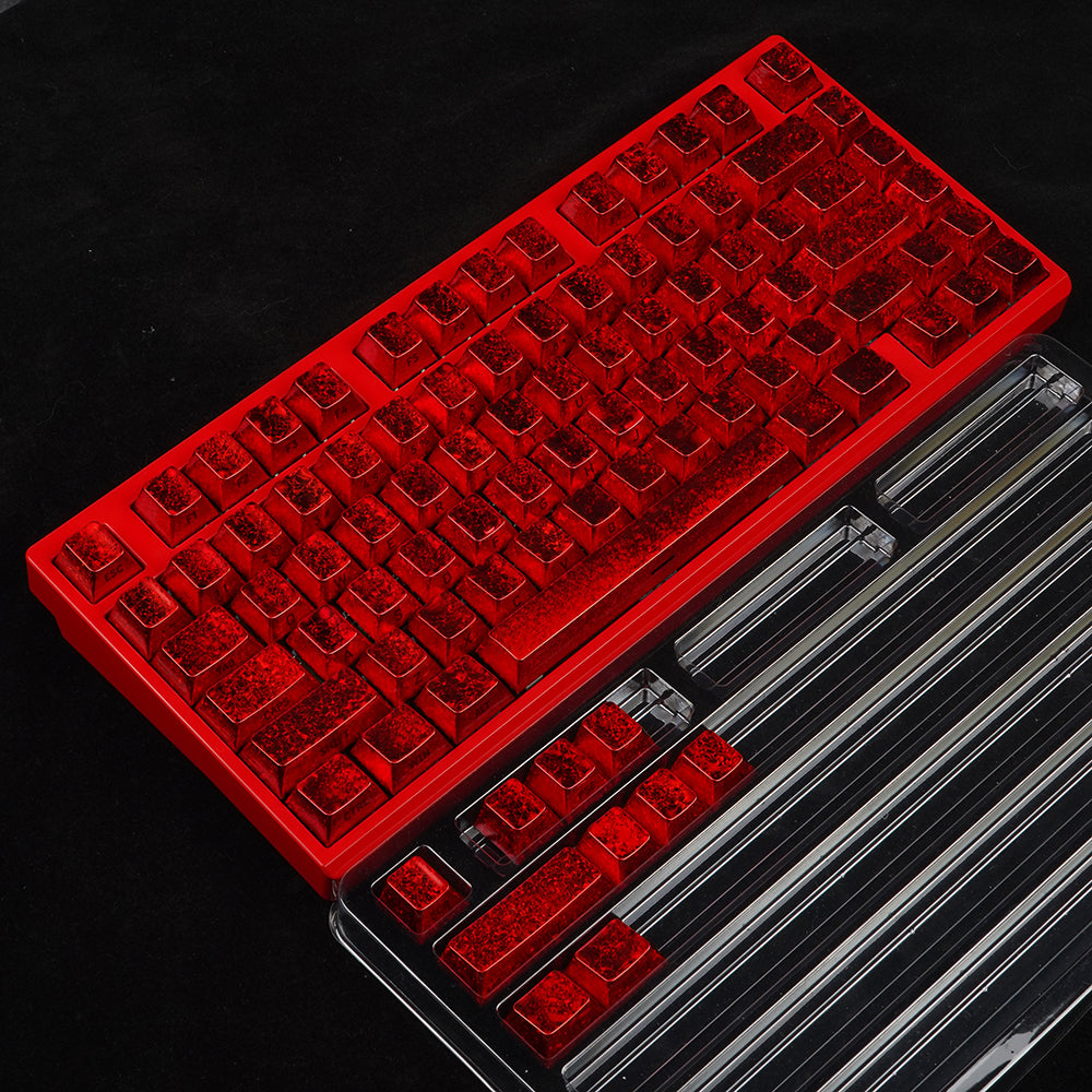NPKC RO75 Custom Mechanical Keyboard - Supermy Red Version