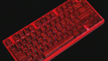 NPKC RO75 Custom Mechanical Keyboard - Supermy Red Version